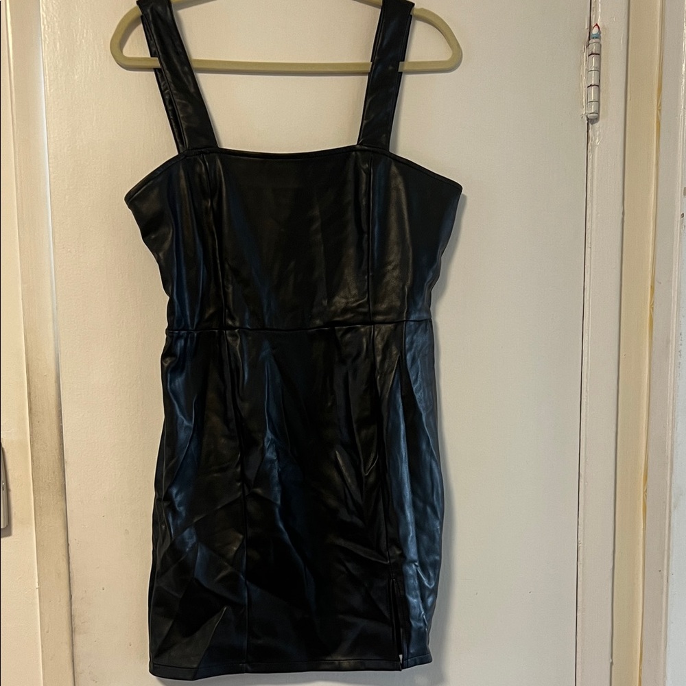 Nasty Gal vegan leather dress